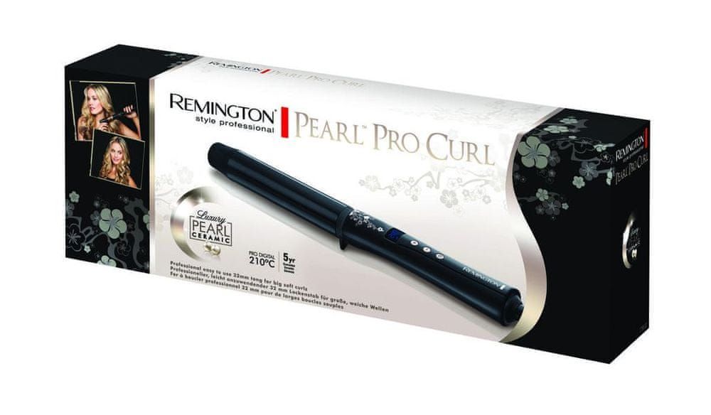outlet remington pearl pro ci9532 lokówka do włosów ceramiczna lcd 210°c