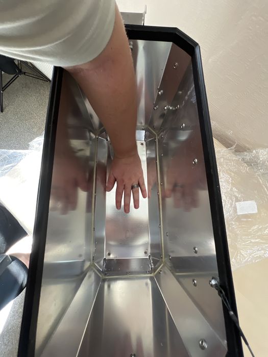 Аллюминиевые кофры на мотоцикл, 36л., комплект из двух штук. (Боковые)