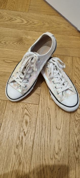 Trampki Converse All Star z cekinami 40 Długość wkładki- 26 cm