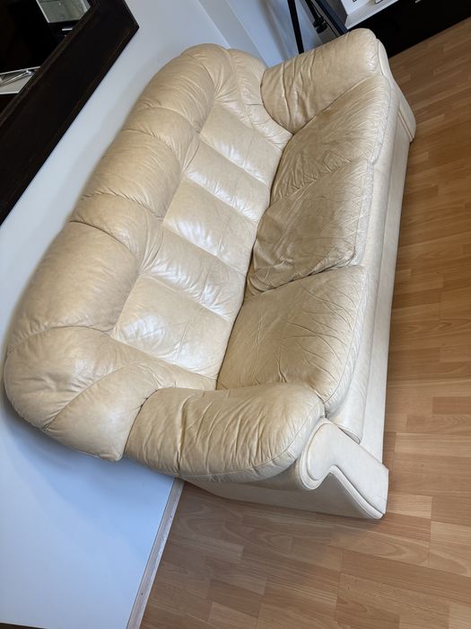 Kanapy 100% skórzane 2szt