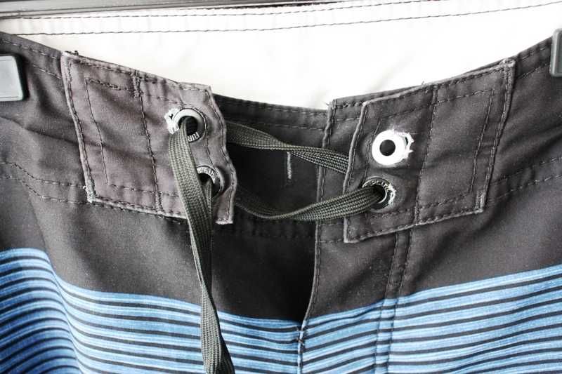 Calções de banho azuis, brancas e pretas da RIP CURL T.14