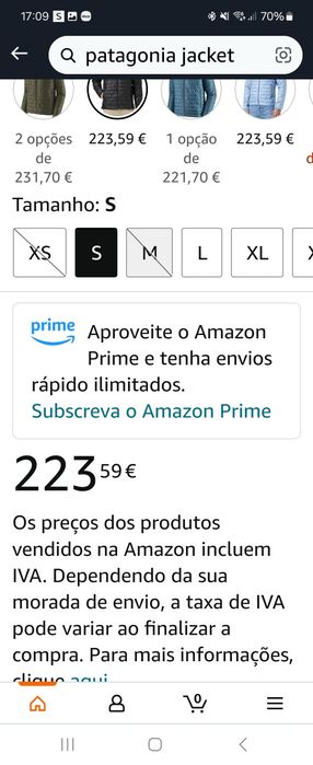 Blusão patagonia preto