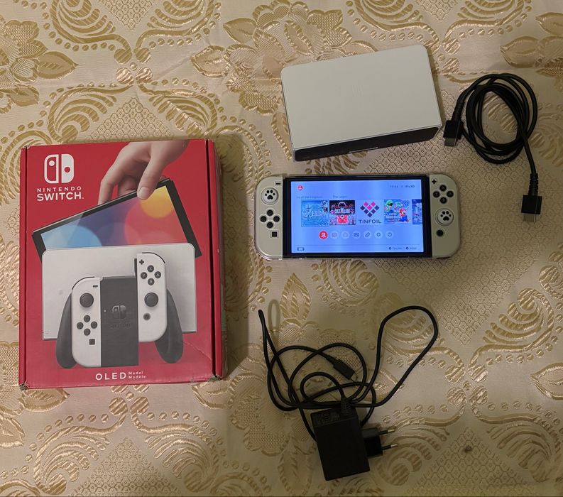 Nintendo Switch OLED Desbloqueada – Completa + Extras