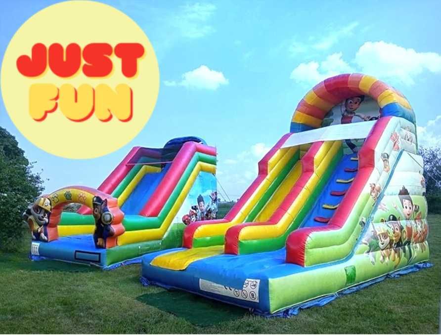 JustFun - Wynajem dmuchańca, zjeżdżalnia, bańki, animacje, warsztaty
