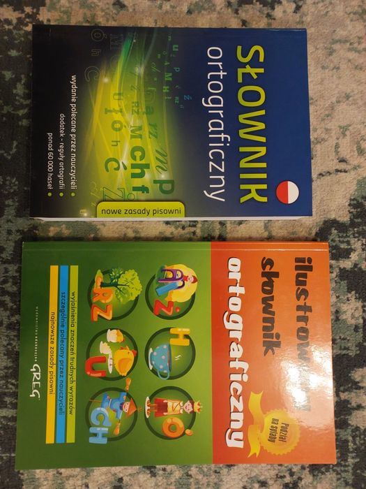 2 szt słownik ortografii dla dzieci młodszych i starszych