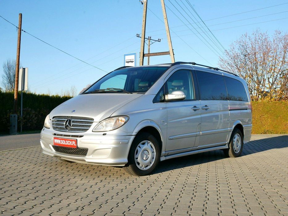 Mercedes-Benz Viano W639 3.0CDI V6 204KM Exclusive Long -6 osób -Automat +Hak +Koła zima