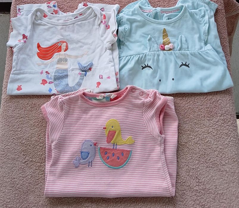 3 letnie rampersy dziewczęce John Lewis, Joules, F&F