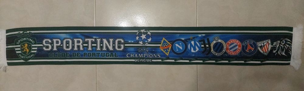 Bufanda do Sporting liga dos campeões