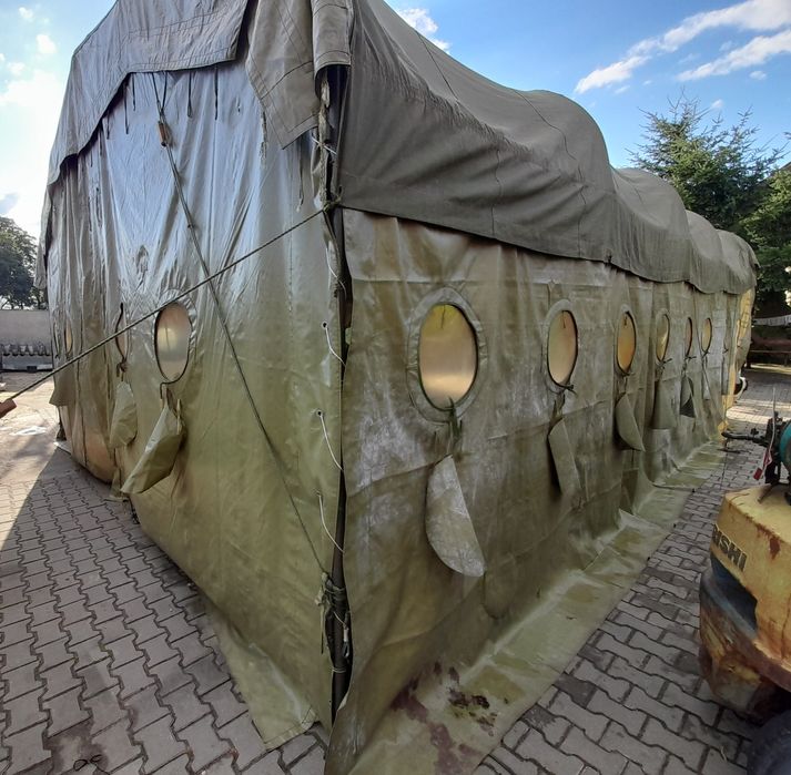 Wojskowy namiot techniczny NT 72 11,20x6,40x4,70