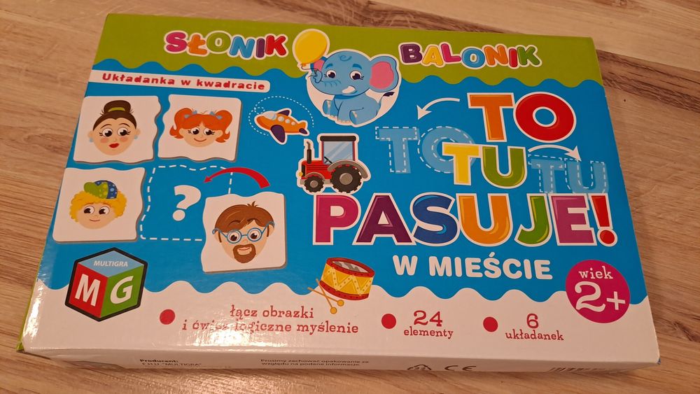 Układanka "To tu pasuje - w mieście"