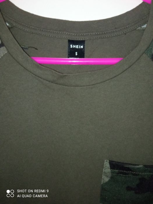 SHEIN t-shirt męski moro S