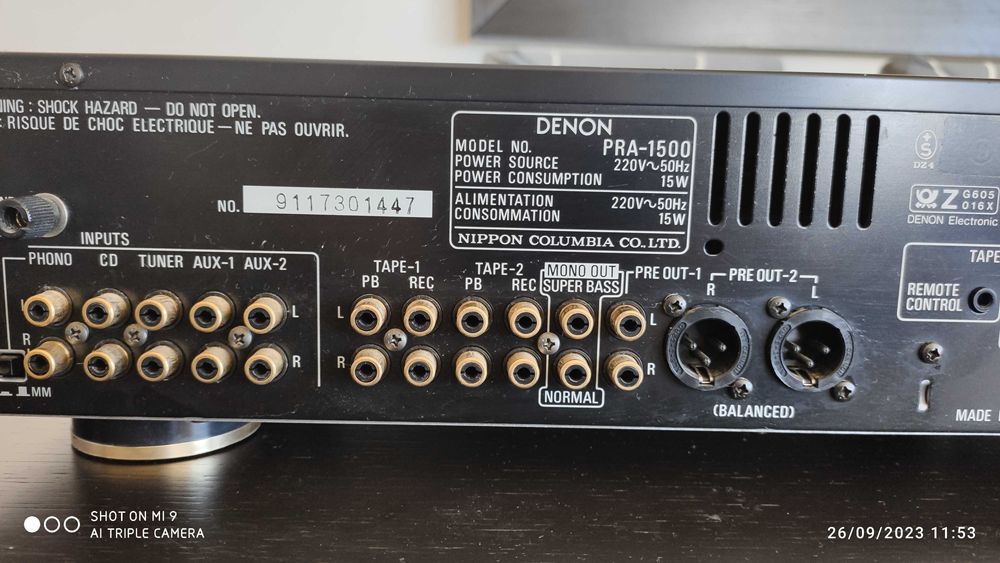 Pré-amplificador Denon PRA 1500
