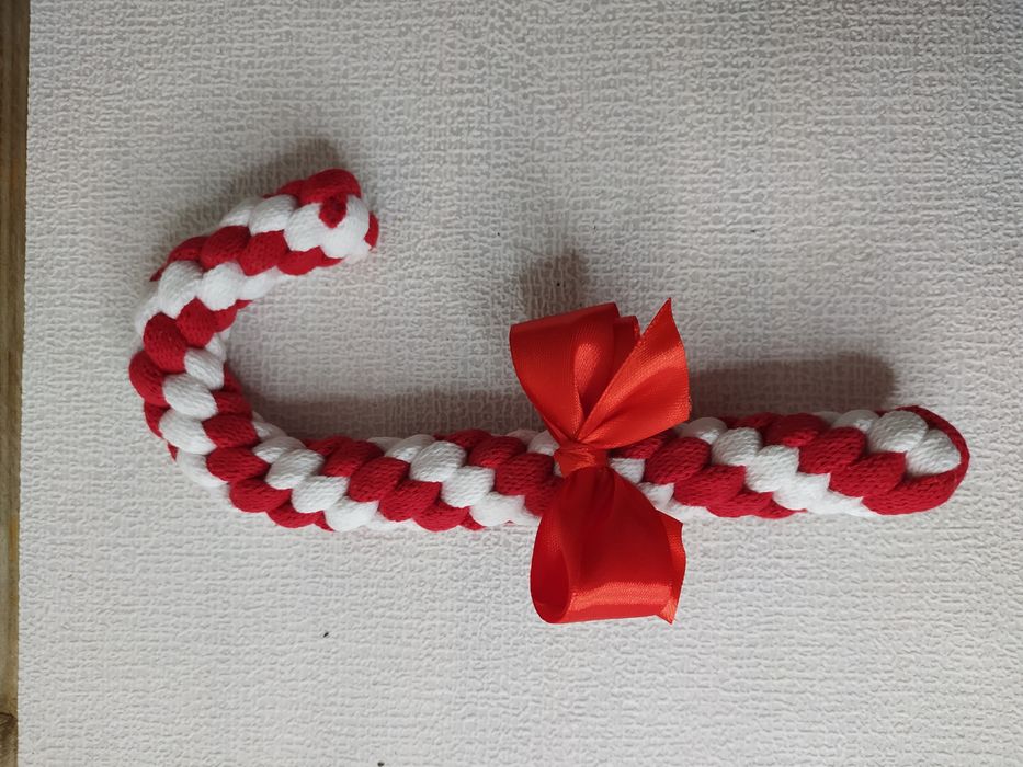 Laski lizaki "cukrowe" makrama dekoracje bożonarodzeniowe upominki