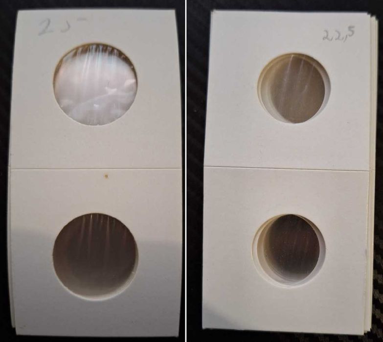 Álbuns de Moedas + Folhas Plásticas + Separadores + Alvéolos