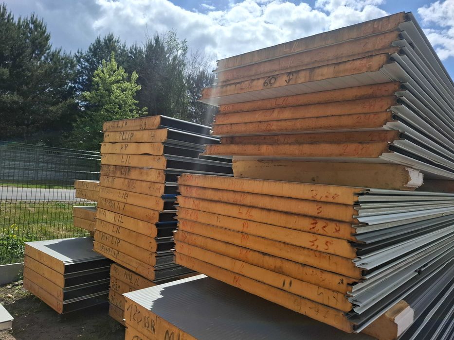 Płyty warstwowe obornickie poliuretan / 2 gatunek OD RĘKI