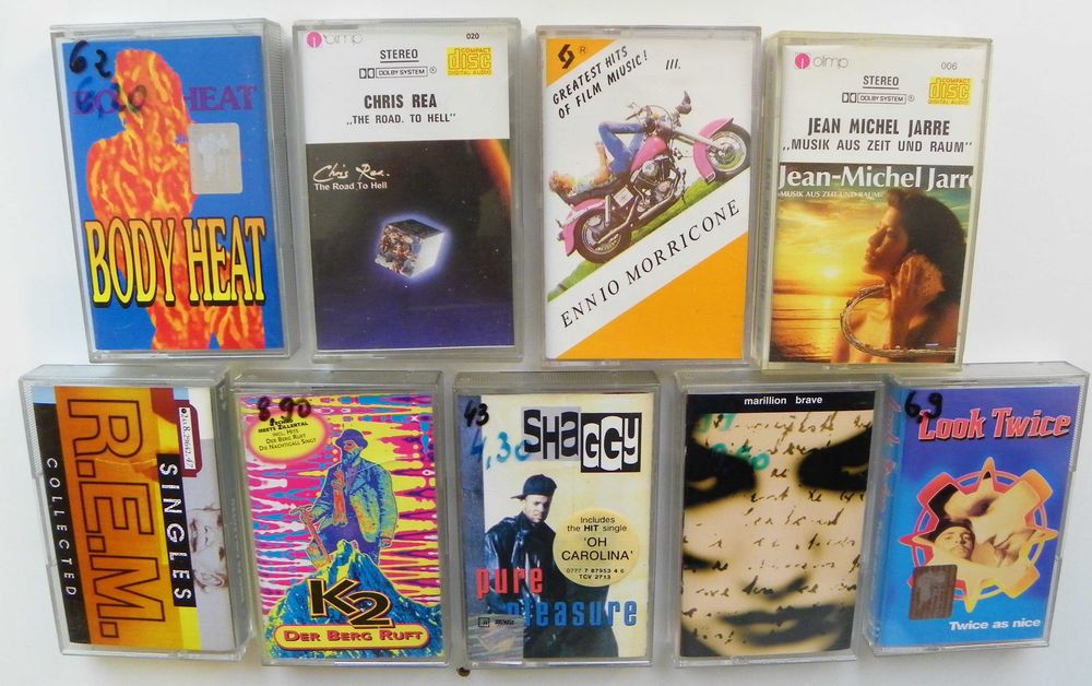 9 Kaset Muzyka Zagraniczna