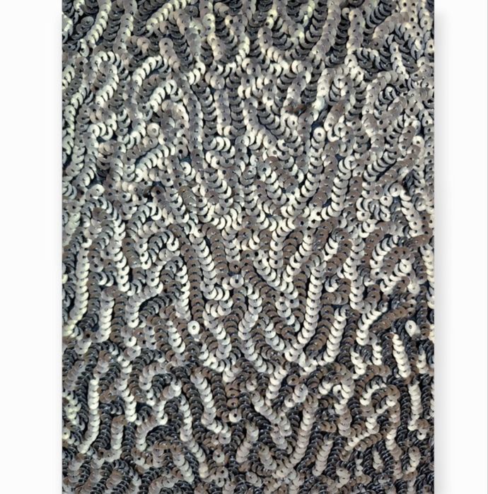 PHASE EIGHT 42 XL Spódnica Cekinowa Stare Złoto Glamour Party