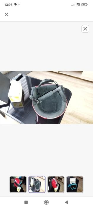 Młodzieżowy kask narciarski + gogle