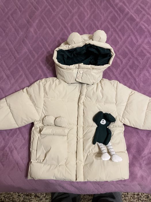 Зимова нова куртка на дівчинку(шапка в подарунок)