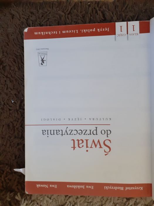 Świat do przeczytania język polski klasa 1 Liceum i technikum