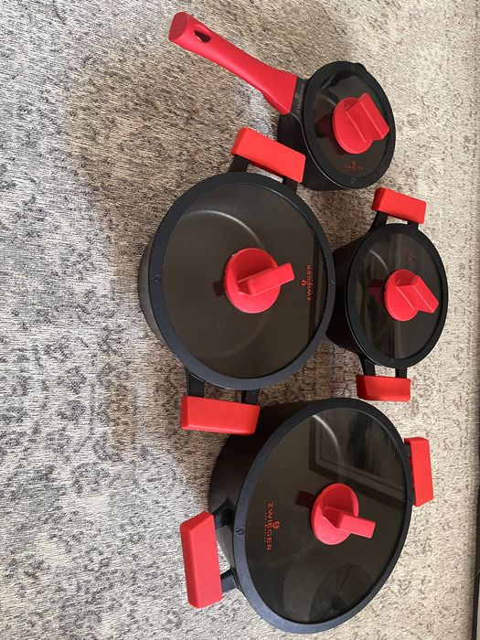 Garnki Zwieger Obsidian zestaw 4 sztuki
