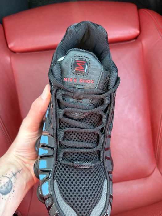 (ОПЛАТА ПІСЛЯ ОГЛЯДУ)Nike Shox TL Black Thermoreactive Blue Найк Шокс ТЛ Чорні термоактивні голубі