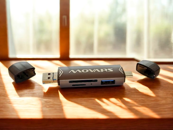 Czytnik Kart 6W1 Usb 3.0 Usb-C Microusb Sd Microsd Otg Szybki Transfer