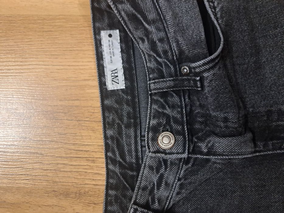 Jeansy z szeroką nogawką ZARA r.36