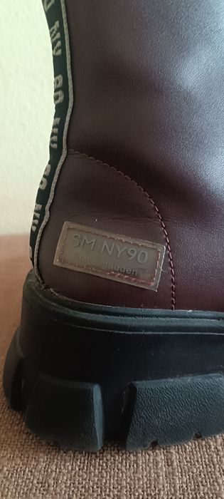 Workery Steve Madden skóra naturalna