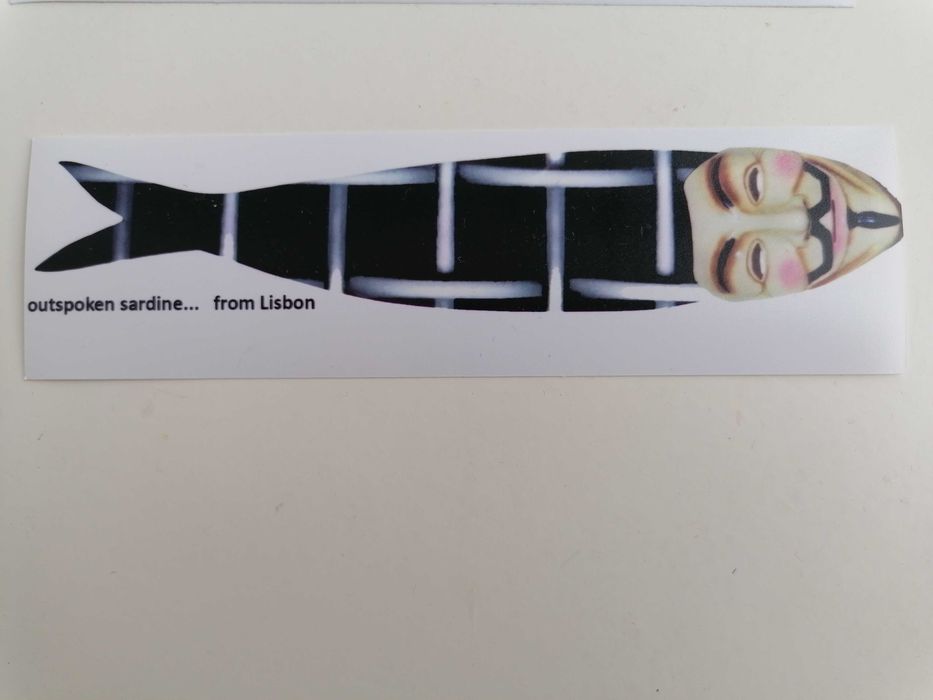 Marcadores de livros - sardinha