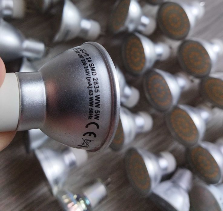35 szt żarówki LED gu10 i e27