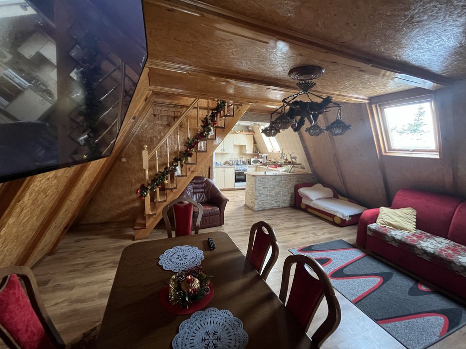 Domek z sauna, jacuzzi, plac zabaw na weekend, na wakacje, na wsi