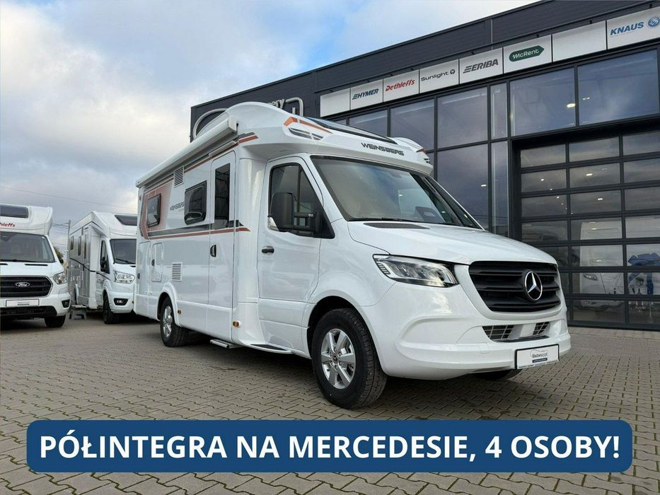 Weinsberg CaraCompact Suite MB 640 MEG  Kompaktowa Półintegra na Mercedesie!! Warszawa!!