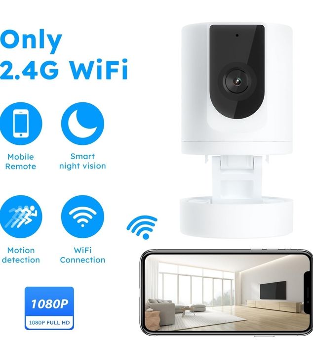 Kamera bezpieczeństwa 1080P Wi-Fi 2,4Ghz mała K11