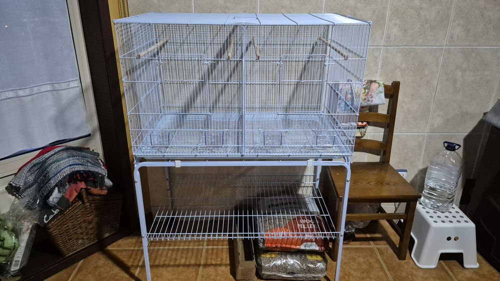 Gaiola para pássaros PawHut - NOVA