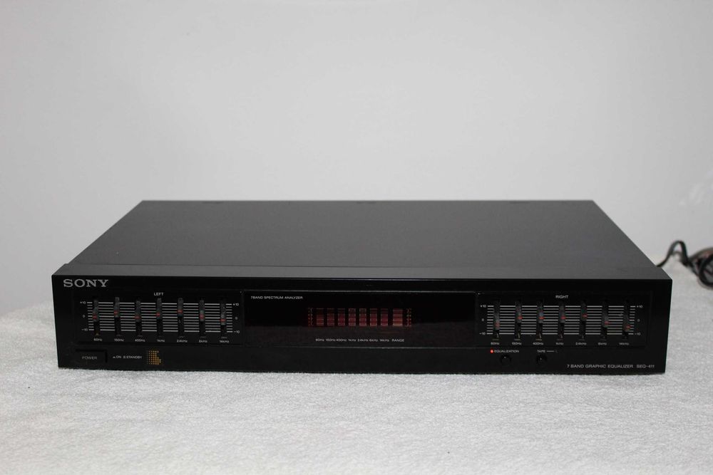 SONY SEQ-411 Korektor graficzny equalizer z efektem widmo Wysyłka