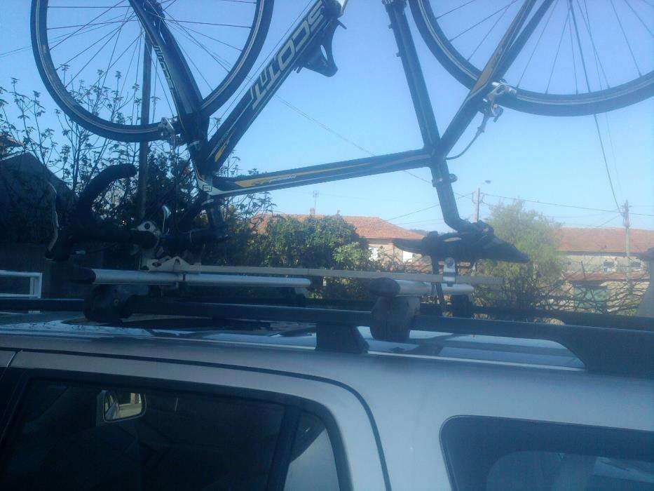 porta bicicletas de tejadilho automovel