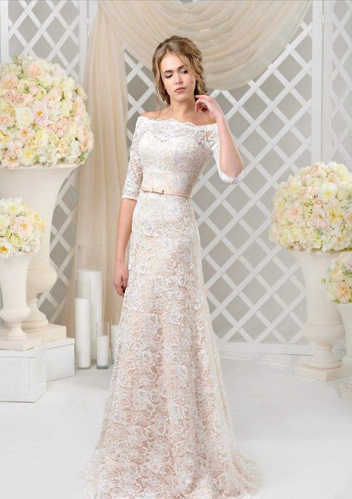 Нова Весільна сукня і фата S M трішки шлейф Свадебное платье плаття