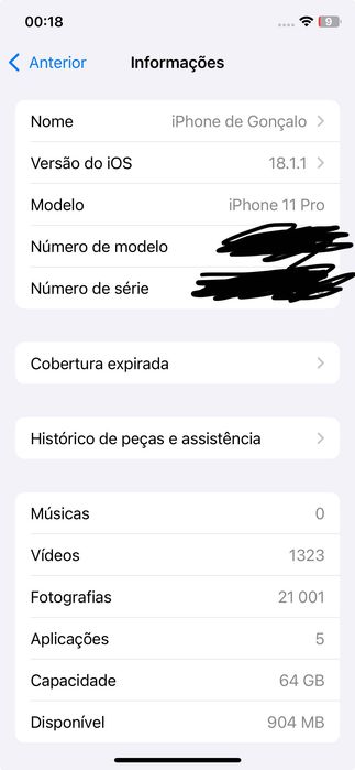 iPhone 11 Pro 64GB - Estado Impecável (Como Novo)