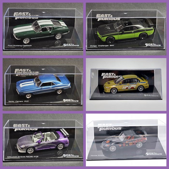 1/43 Форсаж - Fast & Furious - Altaya 1-48 випуски
