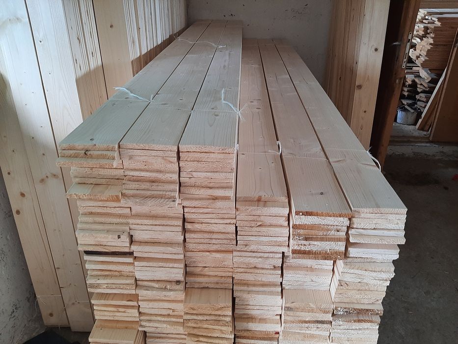 Deski strugane, heblowane, listwy gr.20mm i 13mm