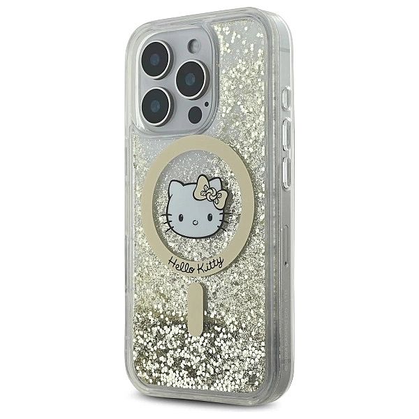 Hello Kitty HKHMP16LLGDIH iPhone 16 Pro 6.3" biały złoty/white gold ha