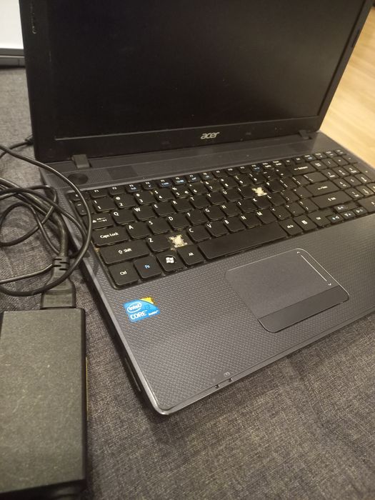 Laptop acer+ ładowarka