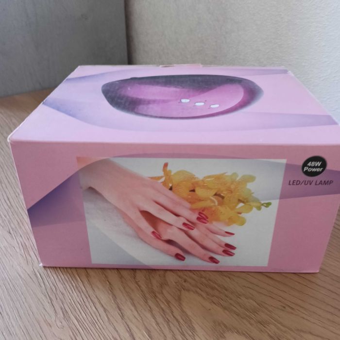 Лампа для нігтів LED 48 Вт Сушка манікюру ультрафіолетова