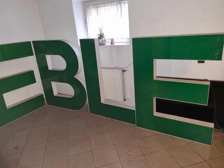 Sprzedam podświetlany neon reklamowy  MEBLE