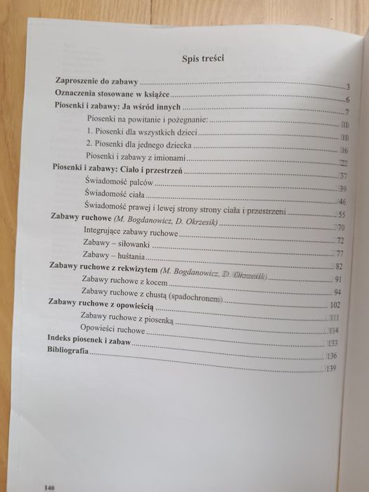 Ruch i piosenka dla najmłodszych -M. Bogdanowicz