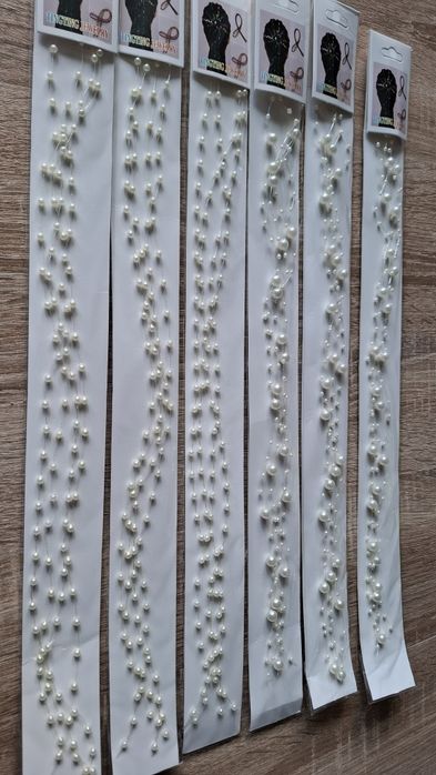 Perełki do włosów na ślub komunię