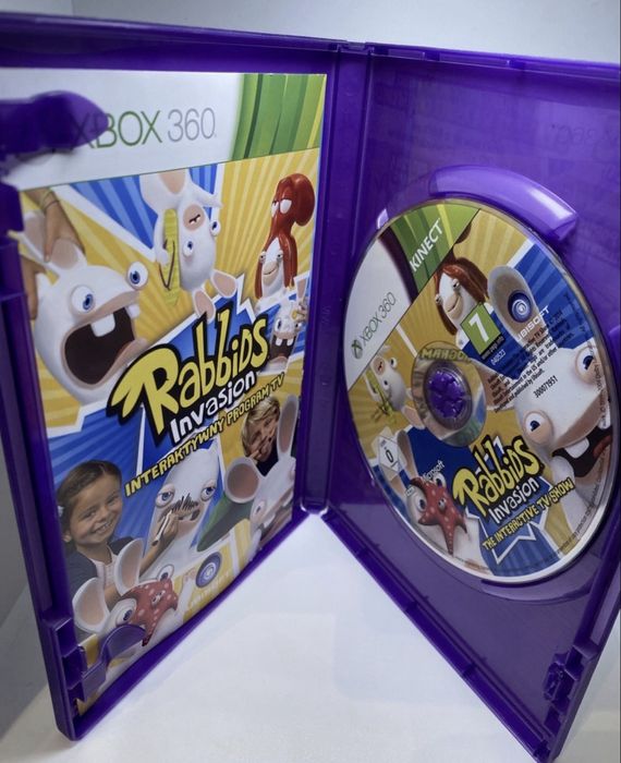 Gra Rabbids Invasion Interaktywny Program TV PL  Xbox 360 X360  kinect