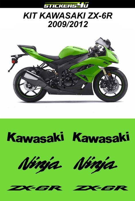KIt Autocolantes Kawasaki vários modelos