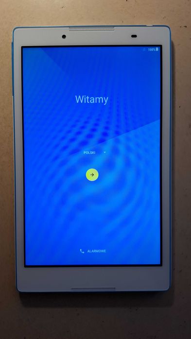 Tablet Lenovo TAB3 8 (TB3-850M) w kolorze białym - bardzo dobry stan
